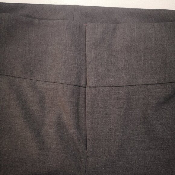 NWT Elle Woman Ladies Size 18W Dark Grey Wide Leg Wide Waistband Dress Pants - Picture 9 of 12